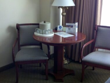 Hotel Liquidation - Biloxi - Dark Furnitures Center Table 1