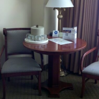 Hotel Liquidation - Biloxi - Dark Furnitures Center Table 1