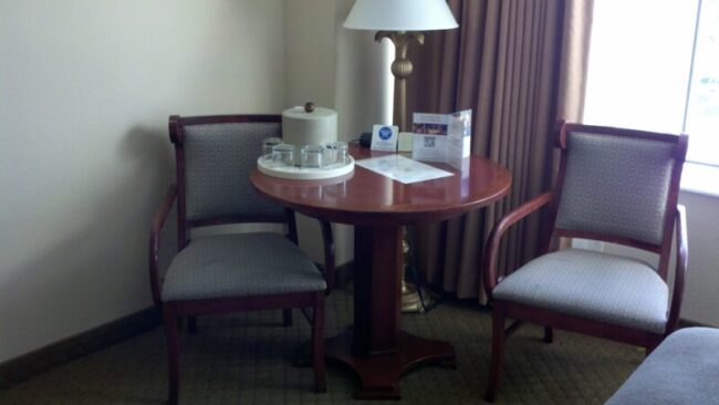 Hotel Liquidation - Biloxi - Dark Furnitures Center Table 1