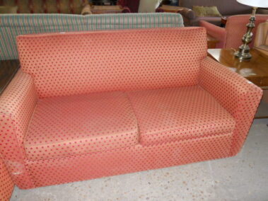 Hotel Liquidation - Red Dot Sofa