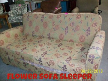 Hotel Liquidation - Flower Sofa Sleeper